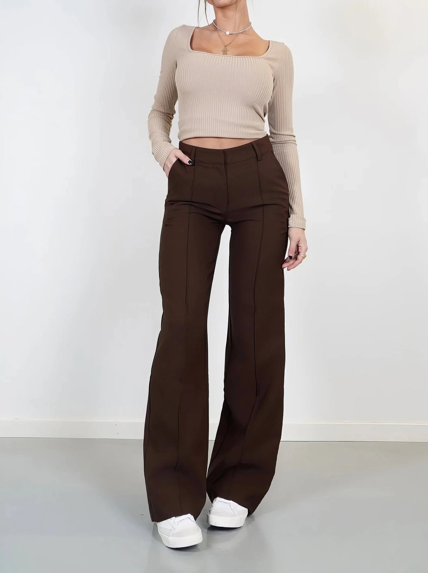 Carina | High-Waisted Chic Trousers