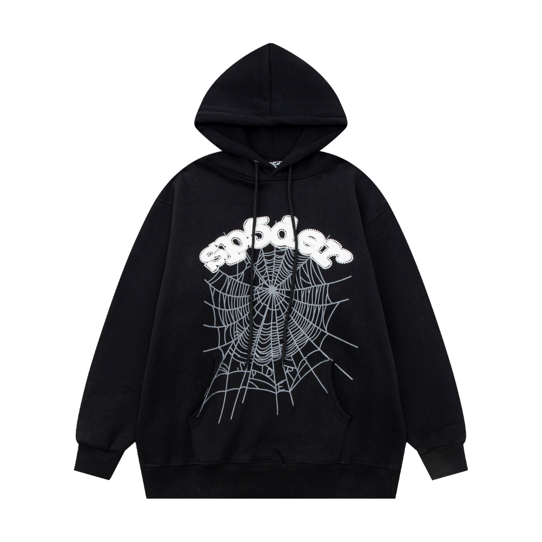 Sp5der Tracksuit Black