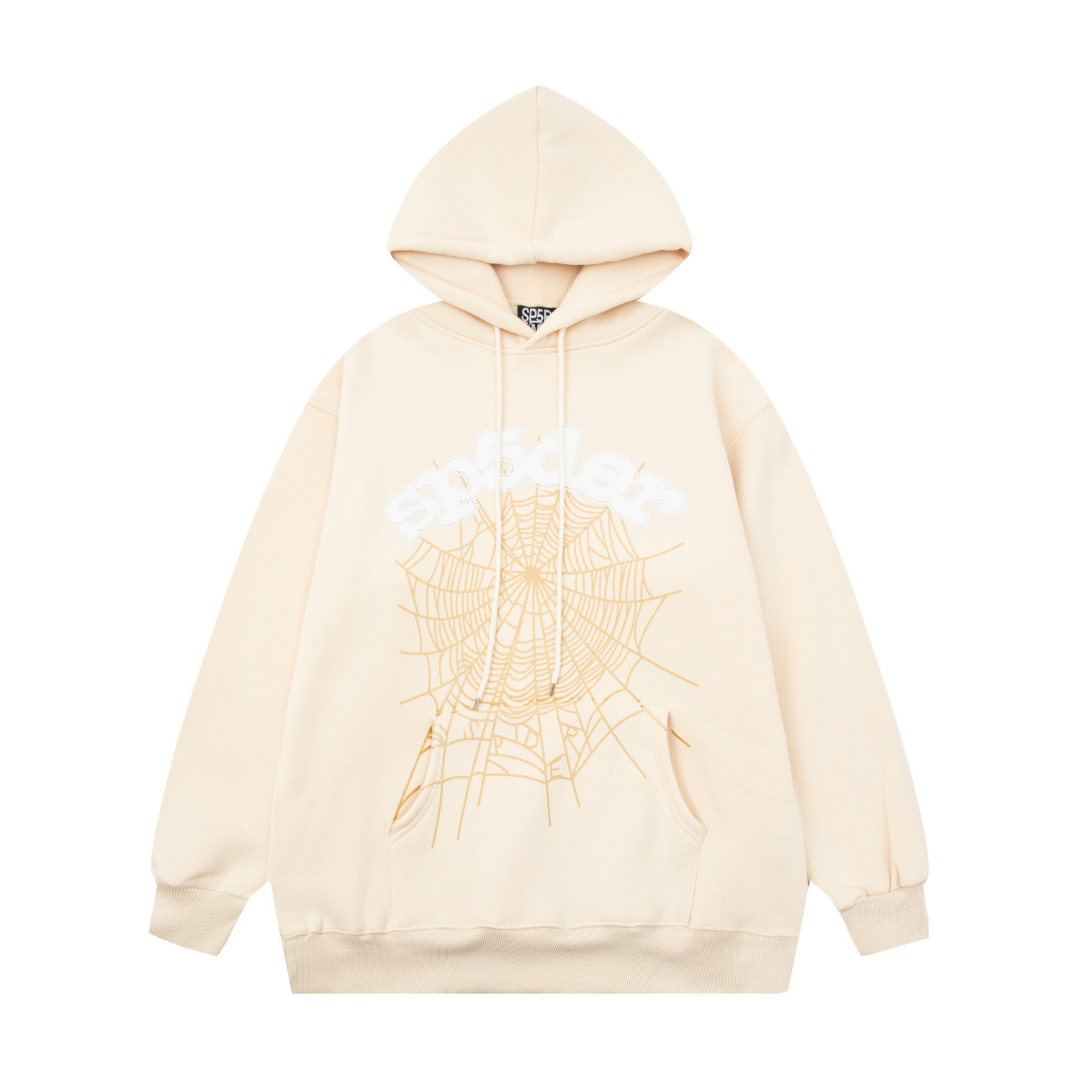 Sp5der Tracksuit Beige