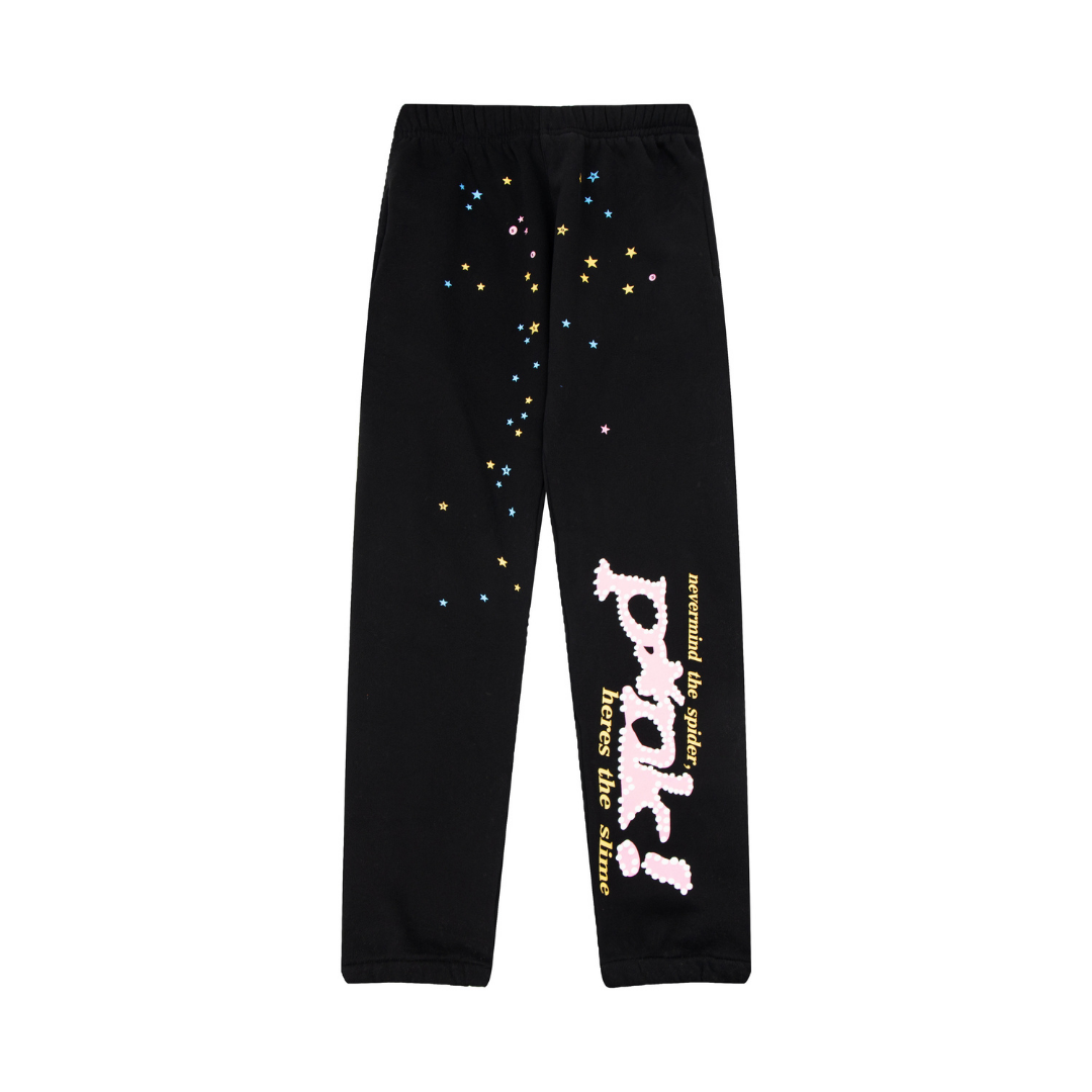 Sp5der Tracksuit Black
