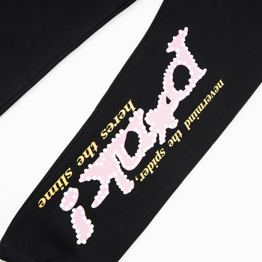 Sp5der Tracksuit Black