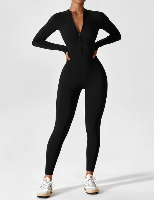 Lina | Seamless Full-Zip Bodysuit