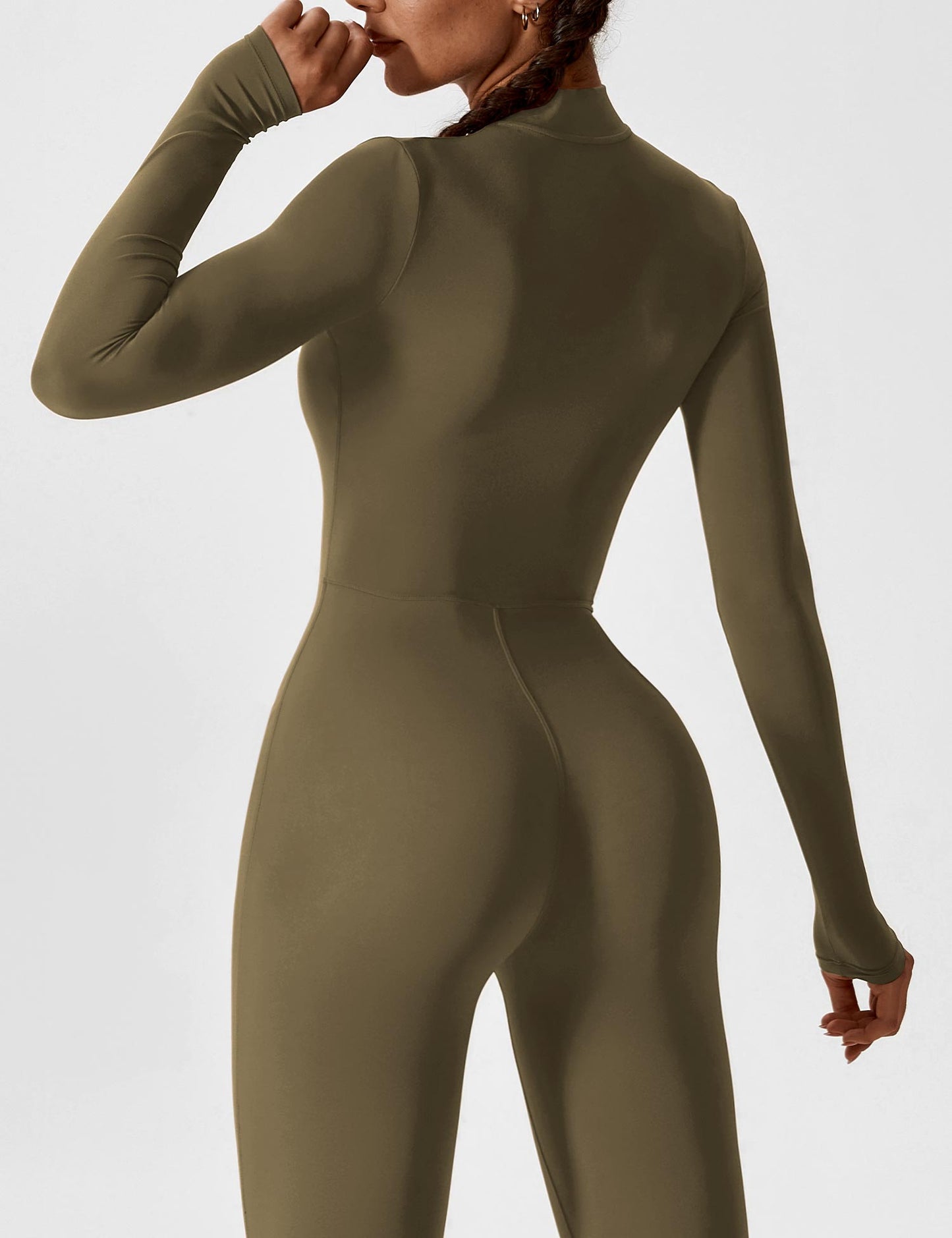 Lina | Seamless Full-Zip Bodysuit