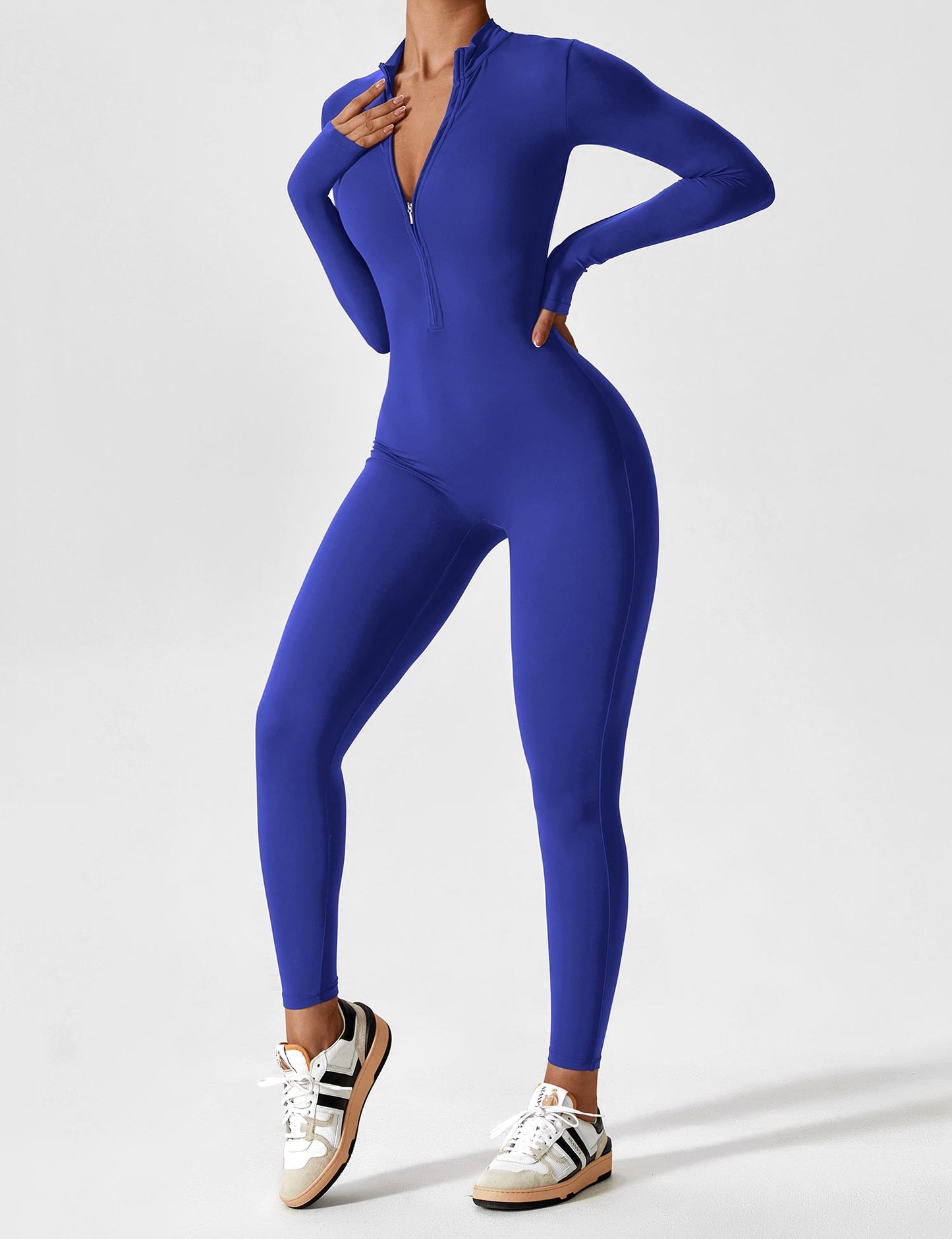 Lina | Seamless Full-Zip Bodysuit