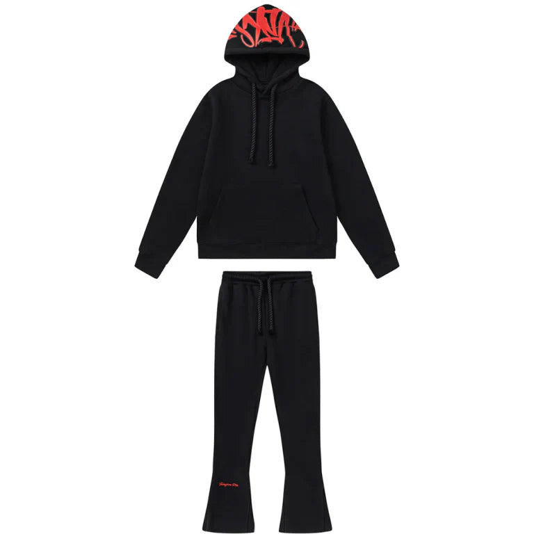 Syna World Logo Black Red Tracksuit
