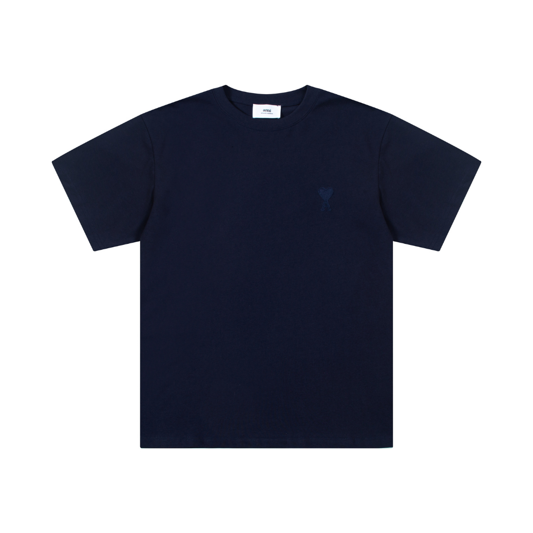 Ami Navy Blue T-shirt