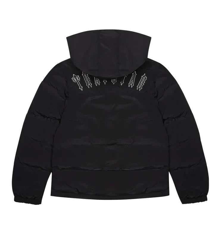 TS Irongate Detachable Hooded Puffer Jacket - (BLACK)