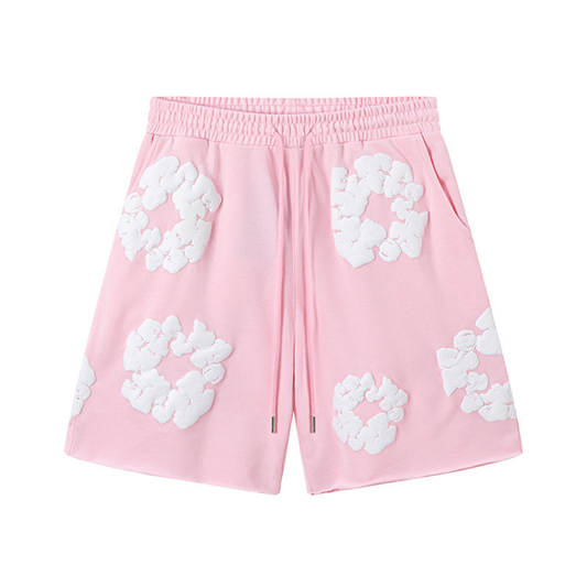 Denim Trs Pink Shorts