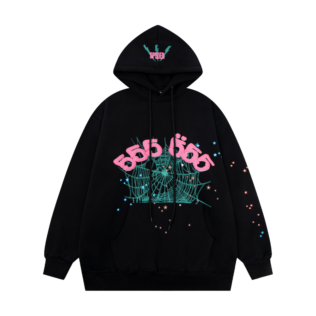 Sp5der Tracksuit Black