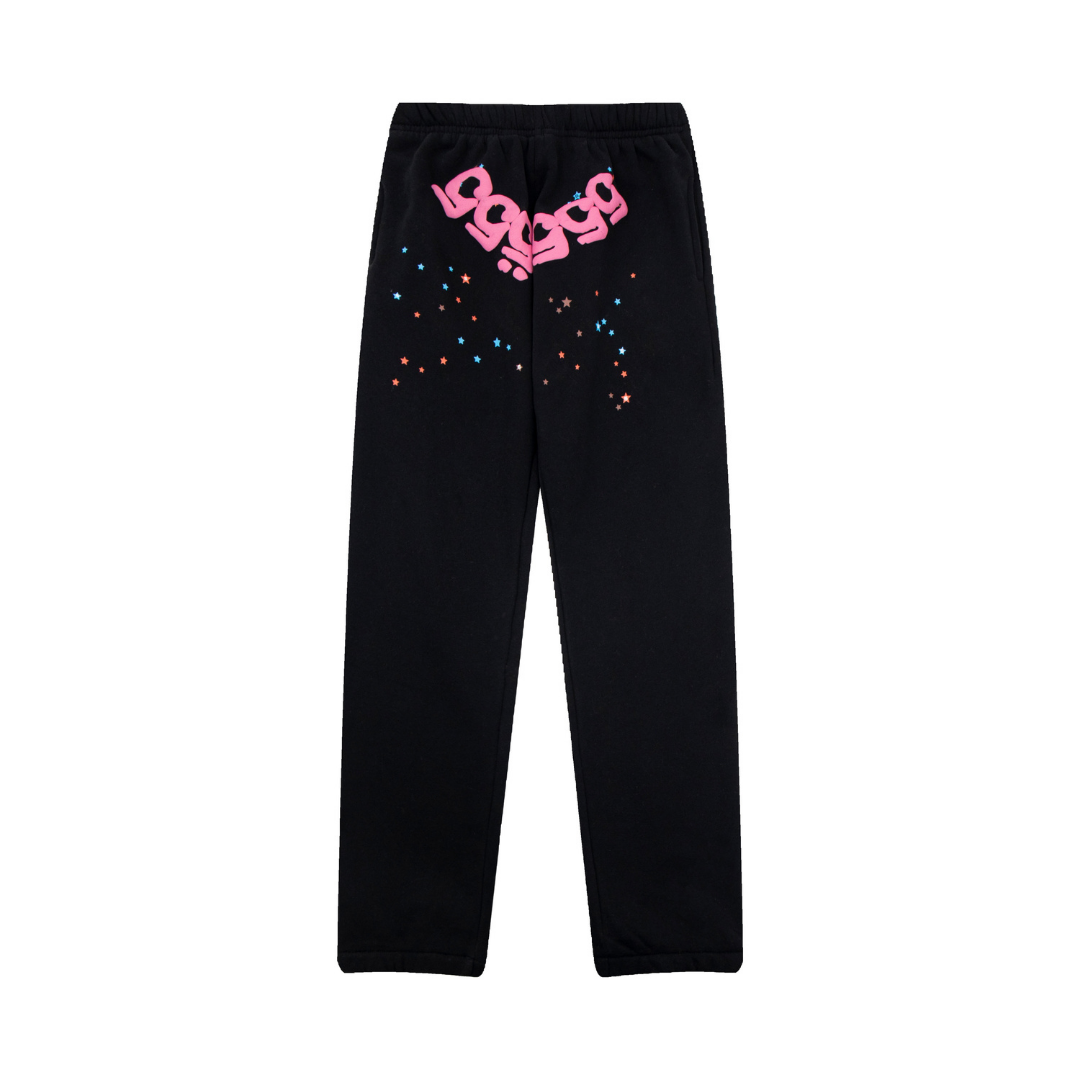Sp5der Tracksuit Black
