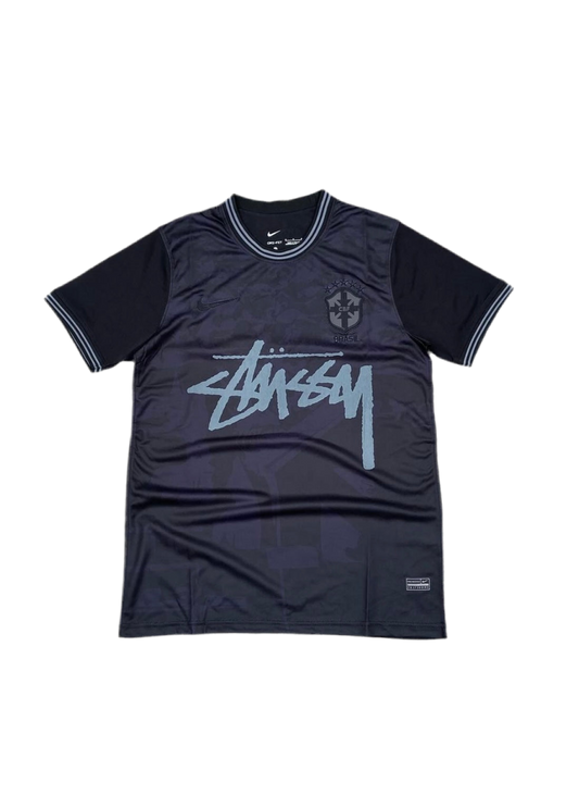 STÜSSY X “BRASIL” JERSEY - Black