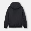 Logo Patch Hooded Track Jacket