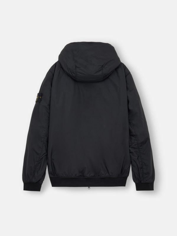 Logo Patch Hooded Track Jacket