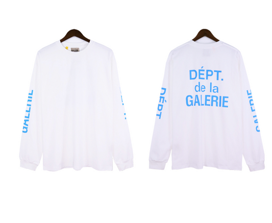 Galery Dept White/Blue Longsleeve