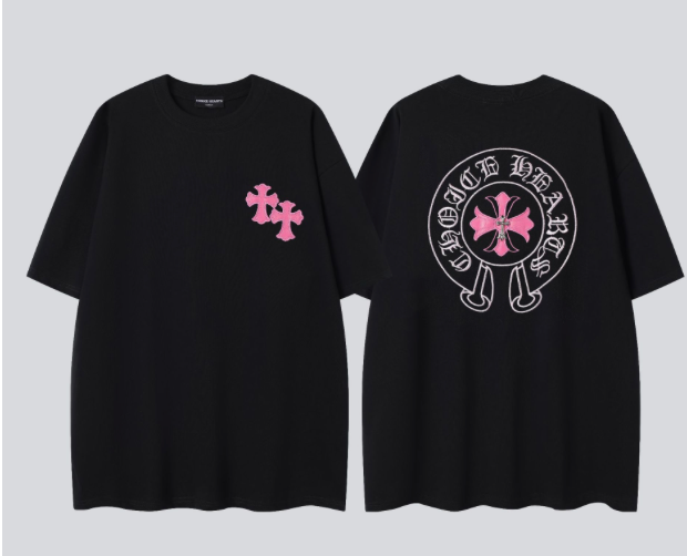 Chrome Hearts Black/Pink T-shirt
