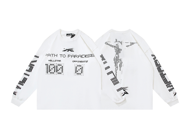 Hellstar White Longsleeve