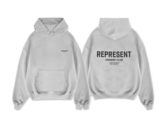 Represent Hoodie Gray
