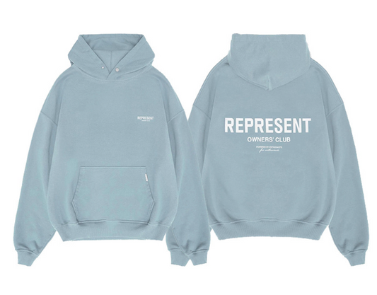 Represent Hoodie Light Blue