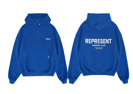 Represent Hoodie Dark Blue