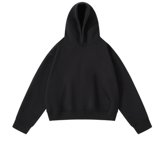 420 GSM Black Hoodie
