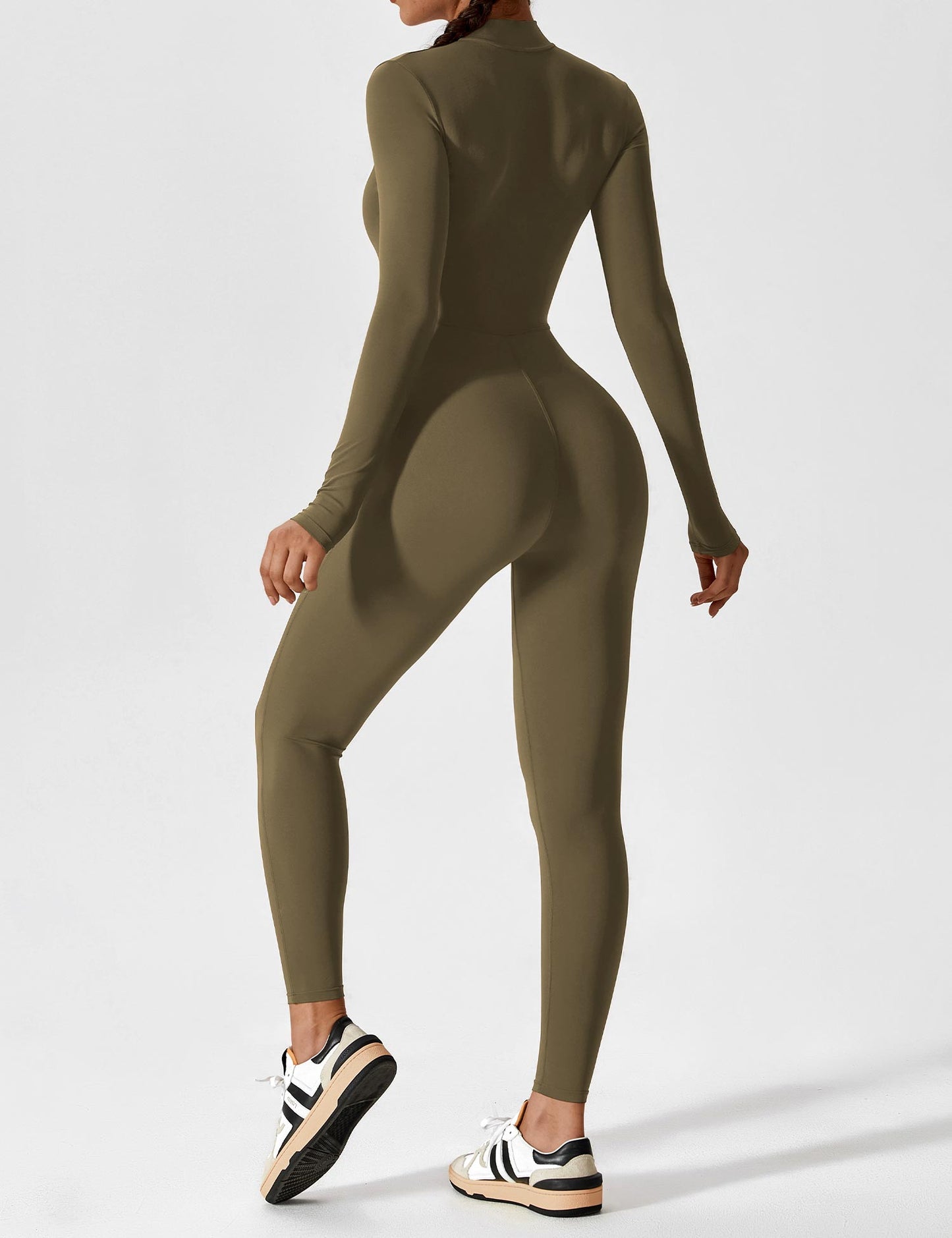 Lina | Seamless Full-Zip Bodysuit