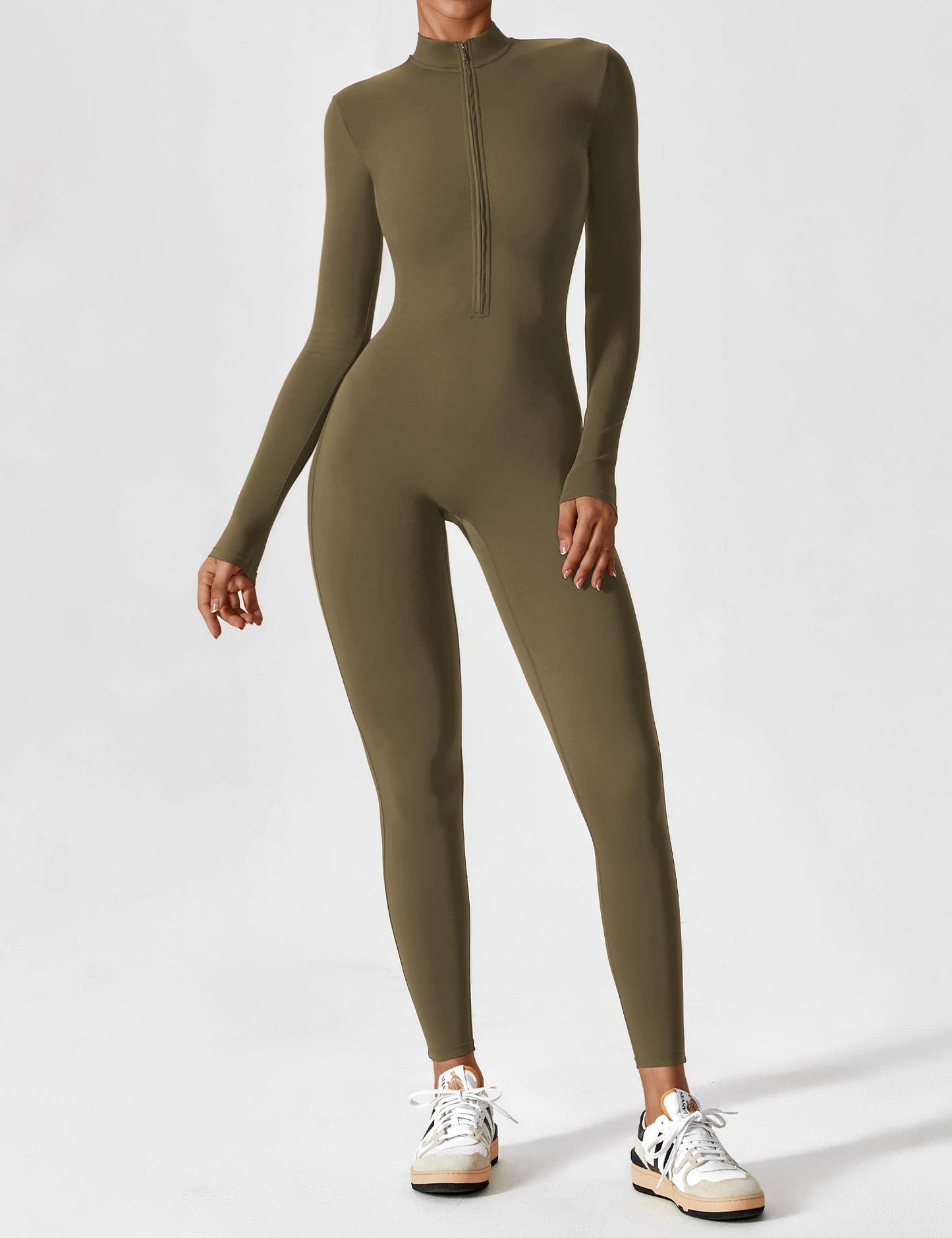 Lina | Seamless Full-Zip Bodysuit